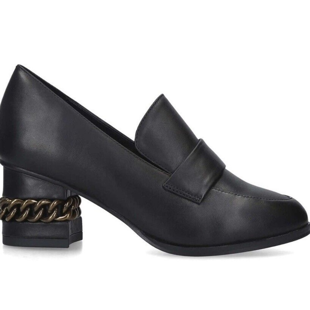 Kurt Geiger Raquel block heel loafers